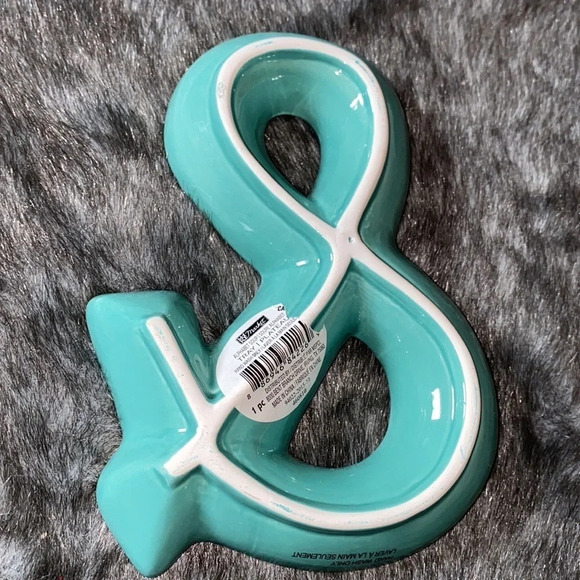 & Teal  ceramic display dish decor New - Picture 5 of 11